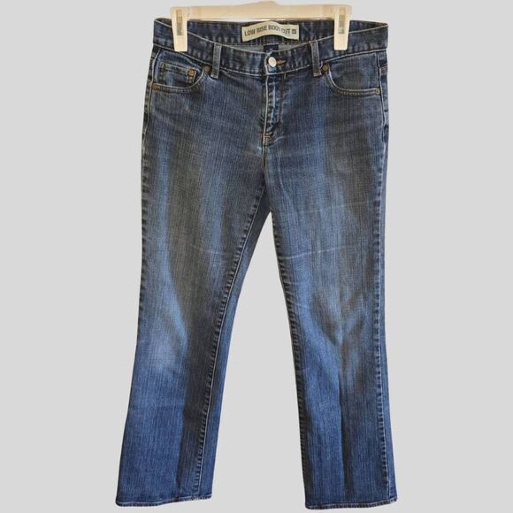 Vintage GAP Jeans Women’s Size 6 Blue Low Rise Bootcut Flare Stretch Denim Y2K - Picture 1 of 14
